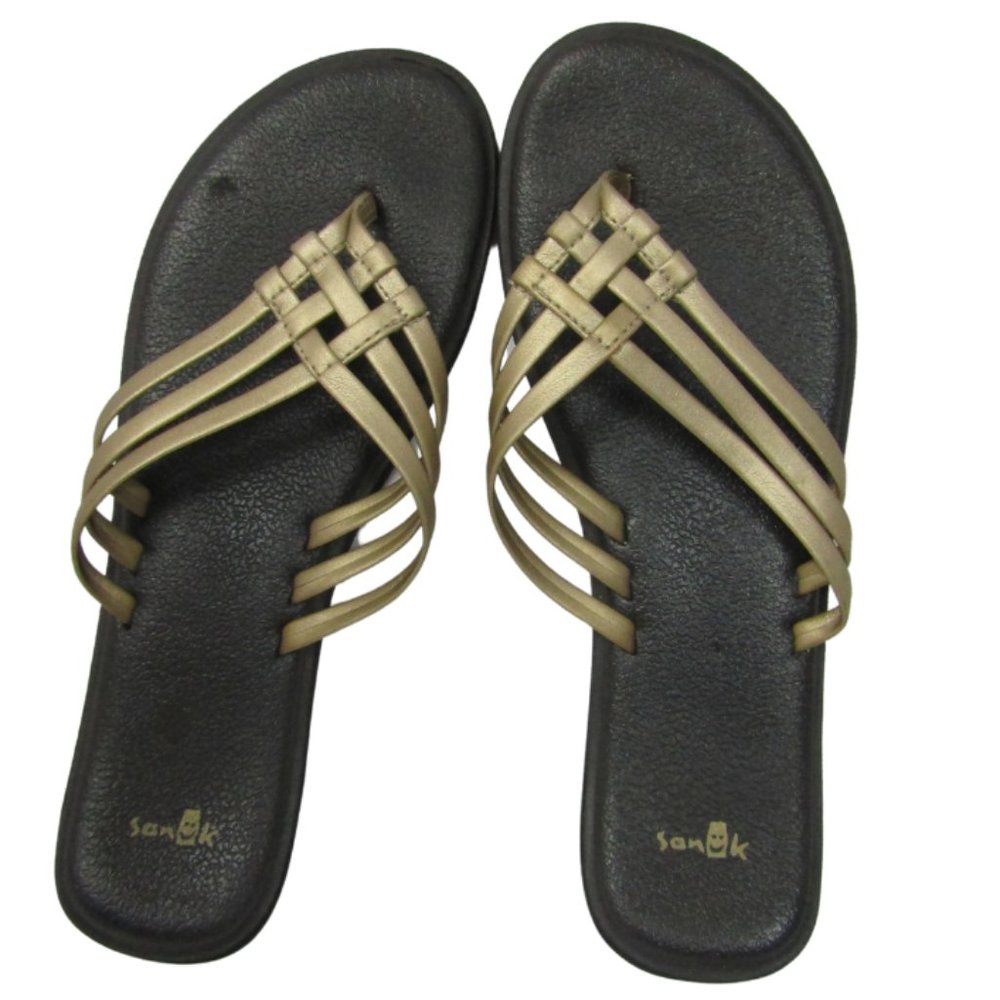 Sanuk Women's Yoga Mat Criss Cross Salty Sandal Sz: 9W